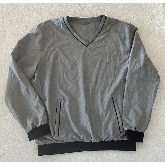 Walter Hagen Hydro Halt V Neck Golf Pullover Zip Pockets Golf Tops Size Medium - Picture 1 of 6